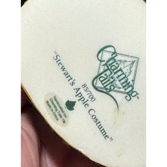 Fritz & Floyd Charming Tails Collectible "Stewarts Apple Costume" Figurine - Picture 6 of 7